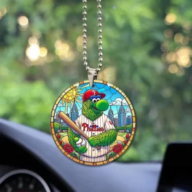 Philadelphia Phillies Custom Shape 2-sided Acrylic Car Ornament