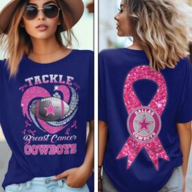 Breast Cancer Awareness Dallas Cowboys 3D Apparel