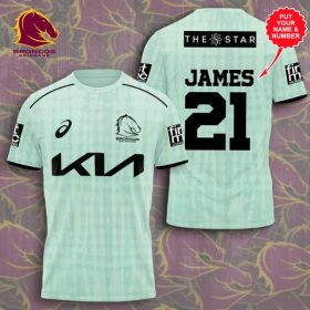 Personalized Brisbane Broncos 3D Apparel
