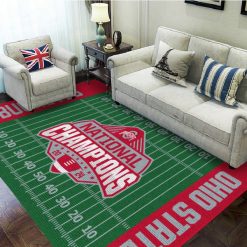 Ohio State Buckeyes Football Rectangular Rug